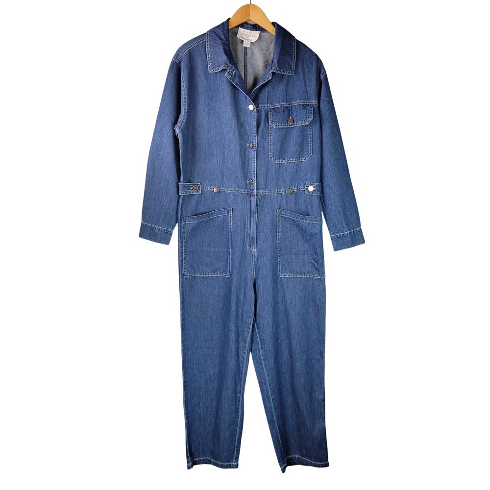 Mare Mare Anthropologie Denim Jumpsuit Women S Blue Utility Boiler Suit